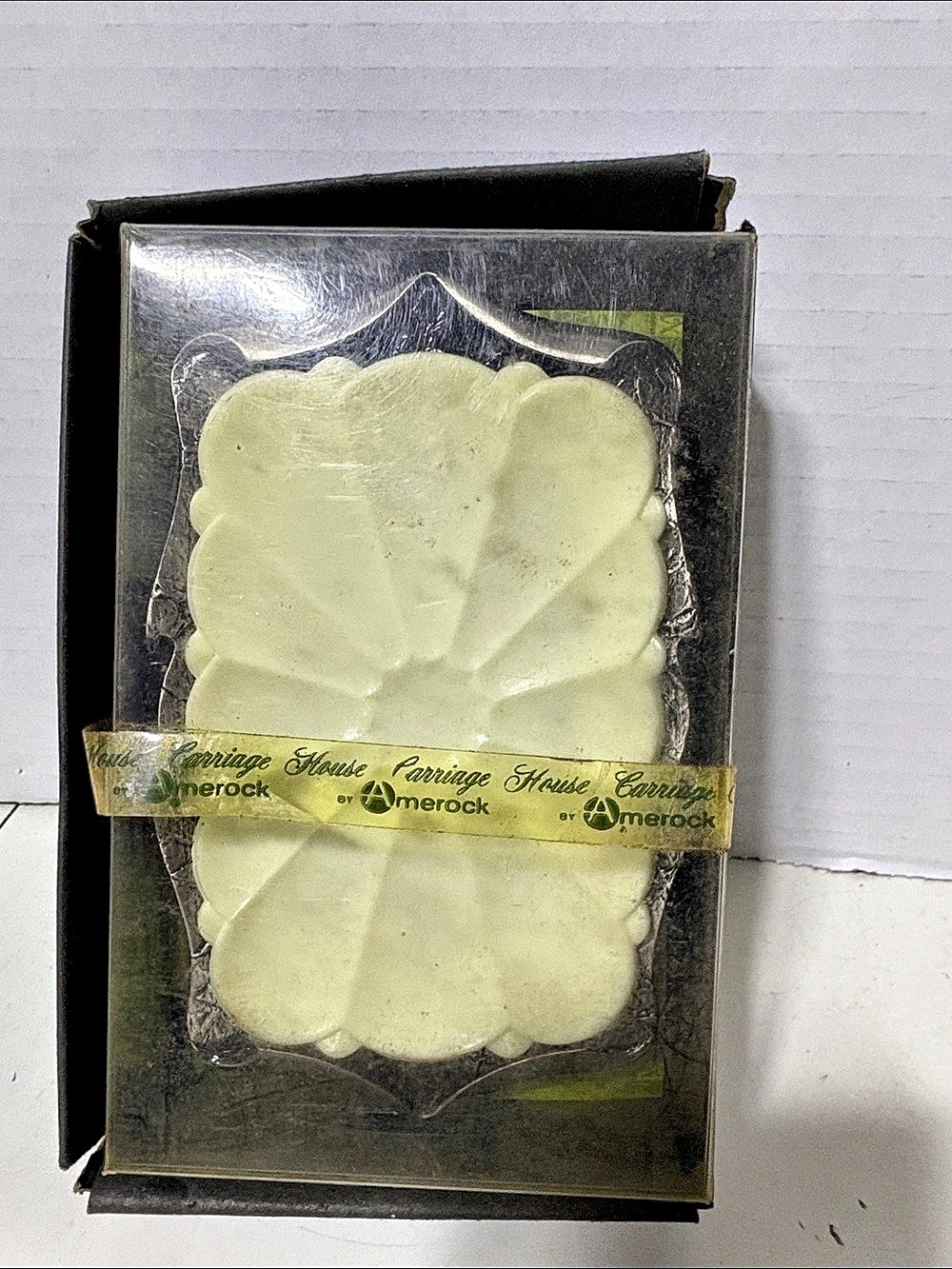 Amerock Carriage House Wall Mounted Soap Dish. Antique Silver Colour.
